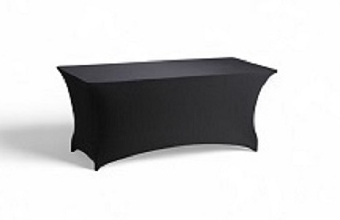 Buffettafel met tafelrok 180x75 cm