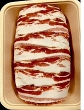 Gehaktbrood in spekjasje 