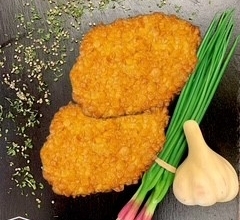 Kip krokant schnitzel voorgegaard - 8 x 100gr 