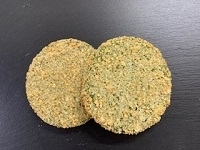 Vega burger kaas en spinazie